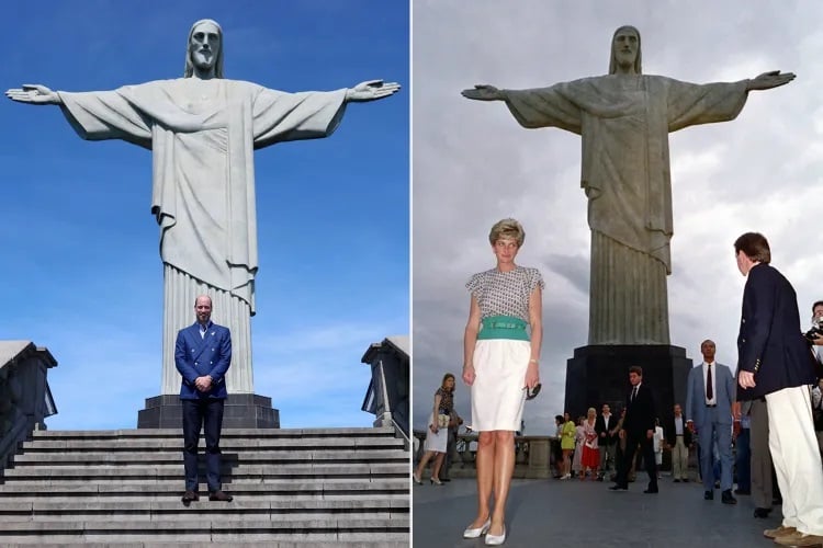 Prince William recreates mom Dianas iconic Brazil photo: See pic