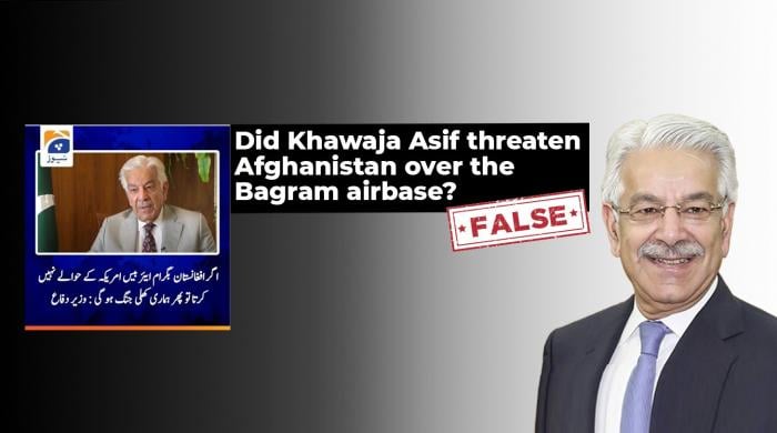 Fact-check: Khawaja Asif did not threaten Afghanistan over Bagram