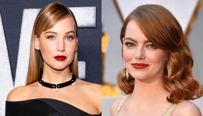 Photo: Jennifer Lawrence reveals latest project with Emma Stone