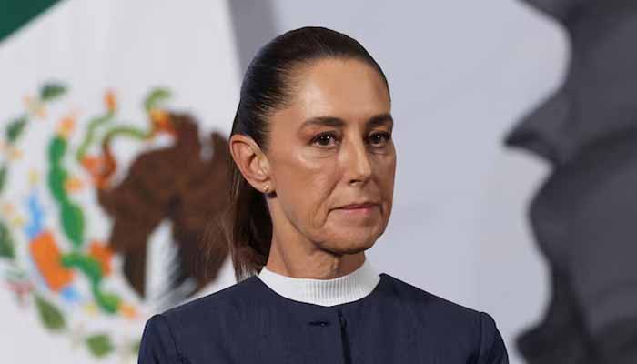 Mexicos President Claudia Sheinbaum attends a press conference at the National Palace in Mexico City, Mexico, November 3, 2025. — Reuters