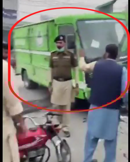 Screenshots from the online video which show visual inconsistencies.