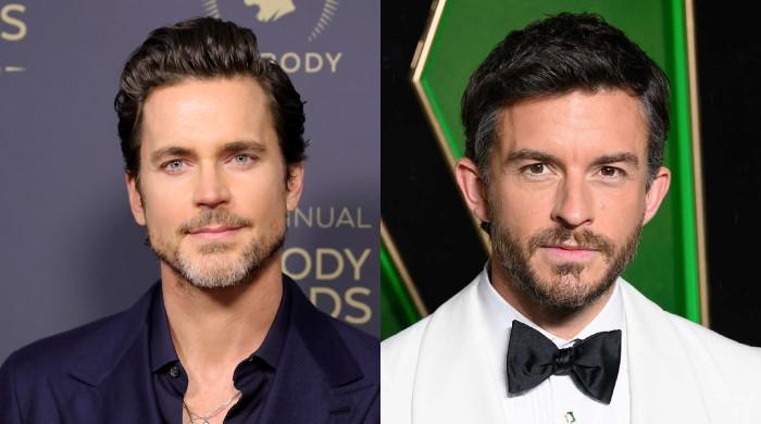 Matt Bomer reacts to Jonathan Bailey's new title