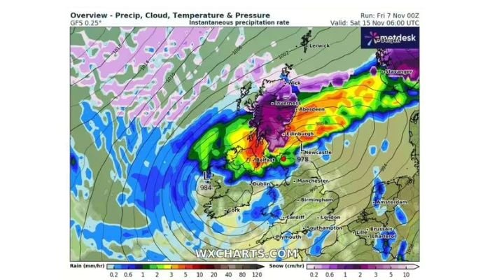 UK braces for 66-hour snow event targeting 24 cities