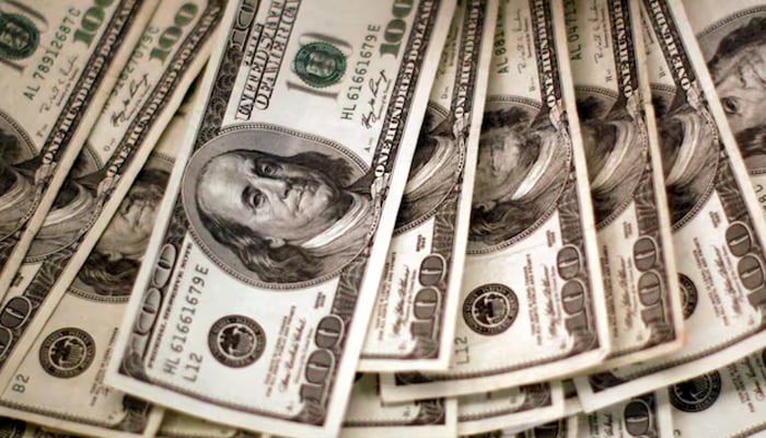 Four thousand US dollars are seen in this image.— Reuters