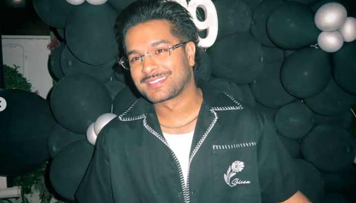 Asim Azhar poses on his birthday party. — Instagram/@asimazhar