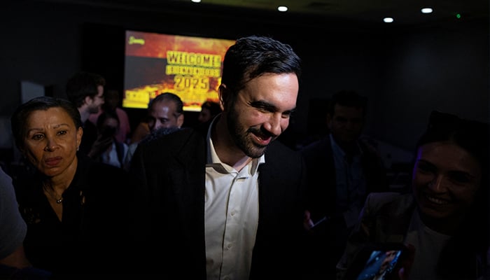 New York City mayor-elect Zohran Mamdani walks while speaking to the press during an event in San Juan, Puerto Rico, November 6, 2025. — Reuters