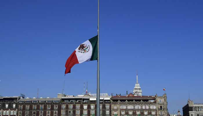 A Mexican flag waves in this undated photo. — AFP