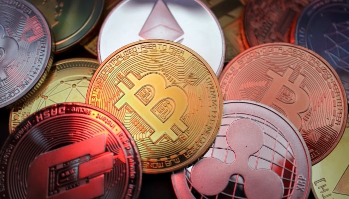 Representations of cryptocurrencies including Bitcoin, Dash, Ethereum, Ripple and Litecoin are seen in this illustration picture taken June 2, 2021. — Reuters