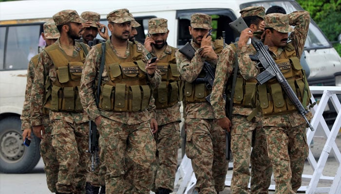 Pakistan Army soldiers in a file photo. — Reuters