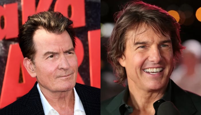 Photo: Charlie Sheen recalls Tom Cruise replacing him for Born on the Fourth of July role
