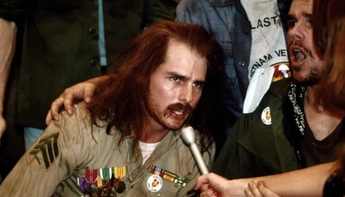 Photo: Tom Cruise as Ron Kovic in Born on the Fourth of July