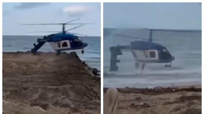 WATCH: Russian helicopter crashes after spiraling out of control, killing four 