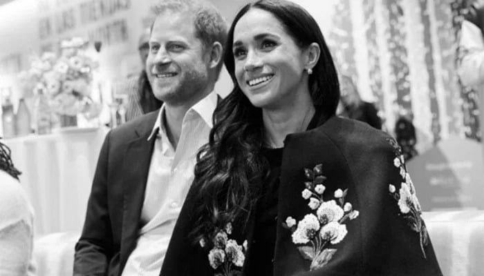 Prince Harry, Meghan Markle pose at LA event on Remembrance Day