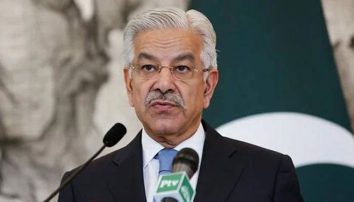 Defence Minister Khawaja Asif in a file photo. — APP