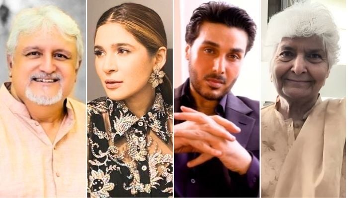 Khaled Anam (left), Ayesha Omar, and Ahsan Khan.— Facebook/@KhaledAnam, Instagram/@ayesha.m.omar, and @Khanahsanofficial