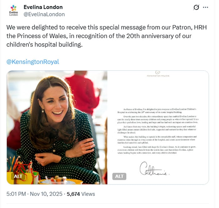 Kate Middleton talks about love, healing and hope in latest statement