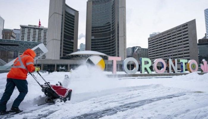 Record-breaking snowfall blankets Toronto, shattering decades-old records