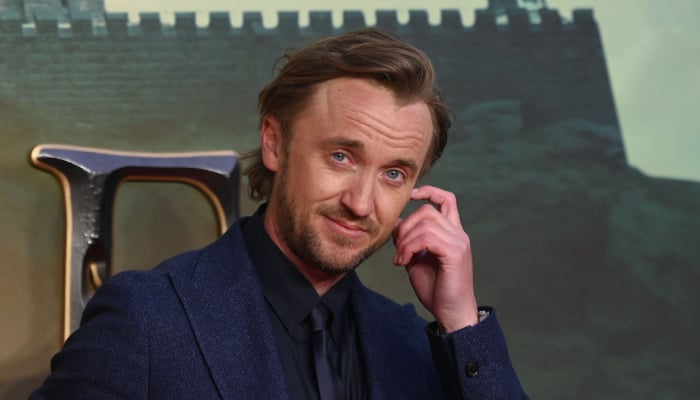Tom Felton gets booming cheers as he returns as Draco Malfoy