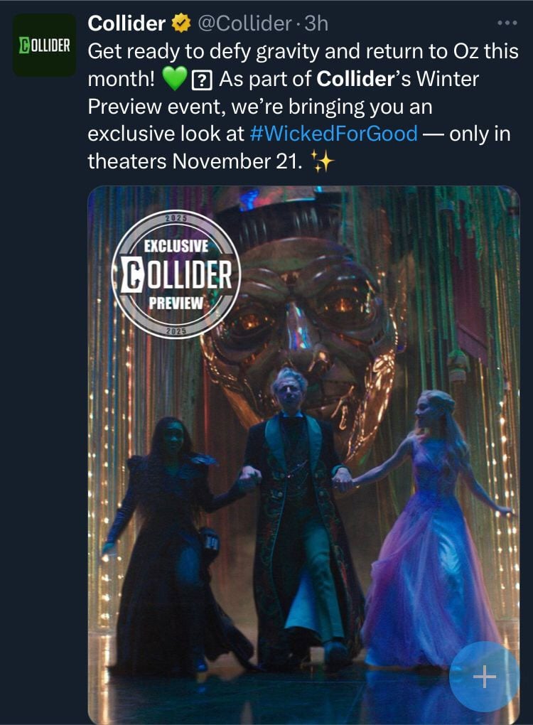 New twist in Wicked: For Good ahead of release?