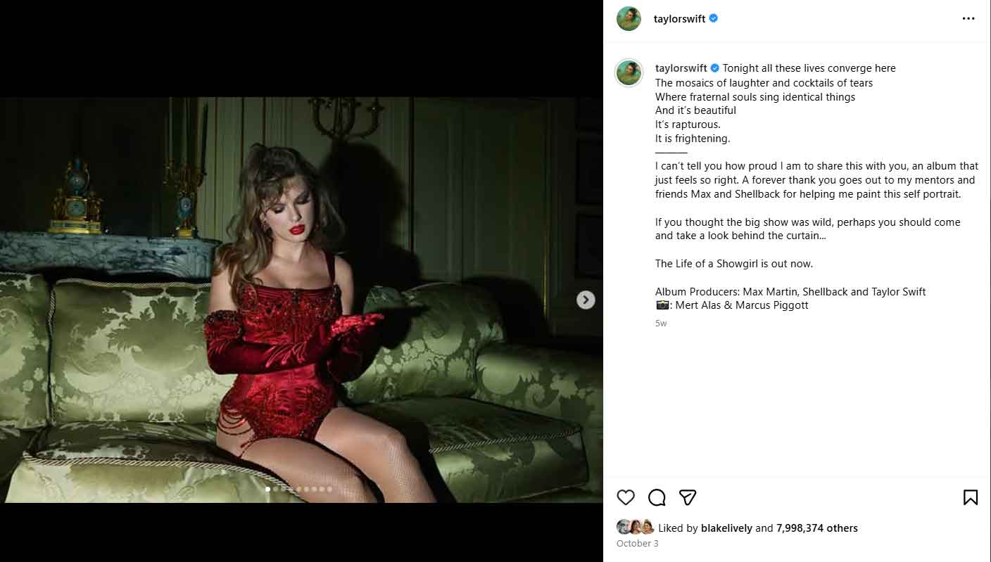 Blake Lively shows signs of reconciliation with Taylor Swift with surprise move