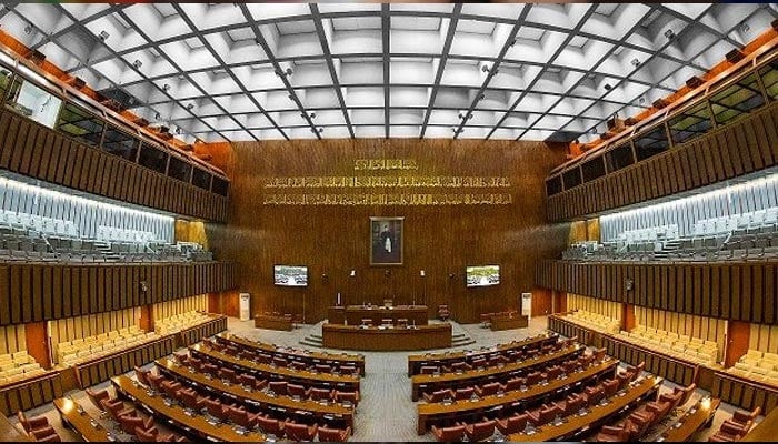 An undated image of the Senate of Pakistan hall. — Facebook@Senate