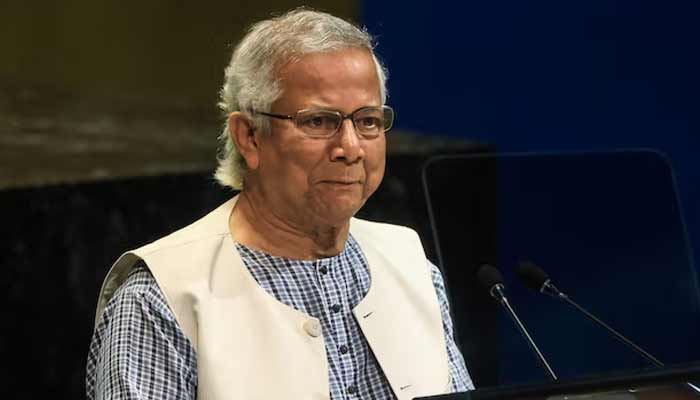 Chief Adviser of the interim Government of Bangladesh Muhammad Yunus addresses the 80th United Nations General Assembly (UNGA), at the UN headquarters in New York, US.— Reuters