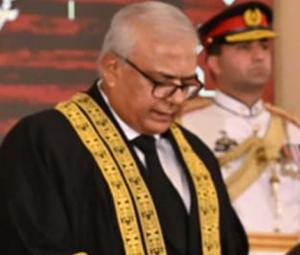 Who is Justice Aminuddin Khan, first CJ of newly formed FCC?