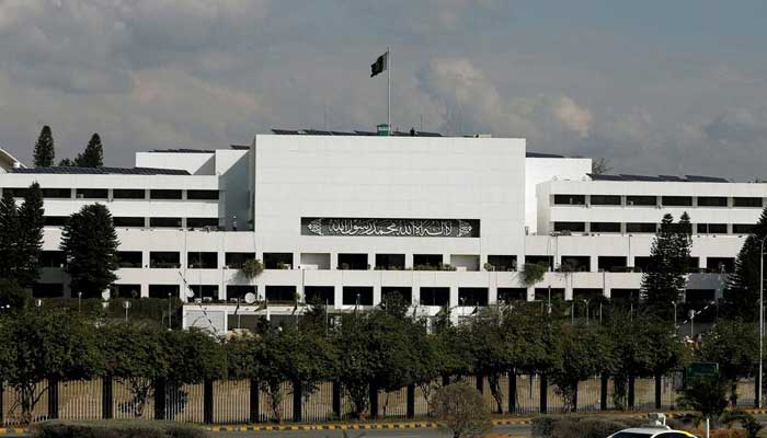 A general view of the Parliament building in Islamabad. — Reuters/File