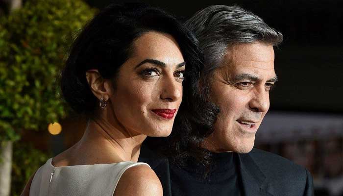 George and Amal Clooney: File photo