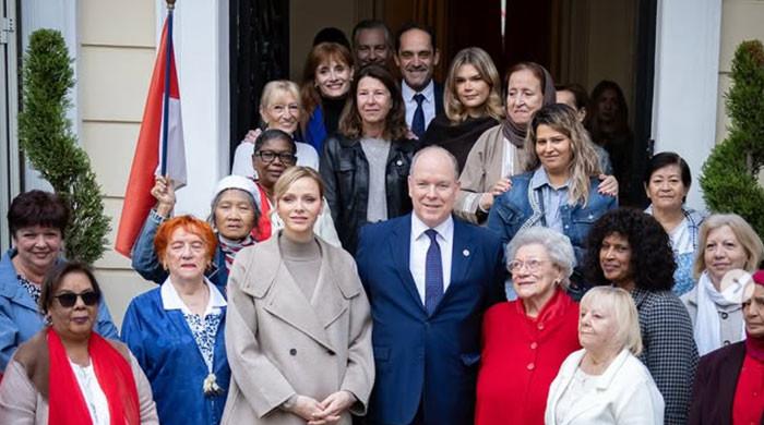 Prince Albert II, Princess Charlene show up jointly for the Monégasque Red Cross
