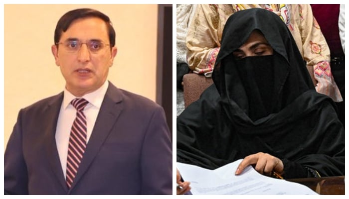 This collage shows Barrister Gohar Khan (left) and former first lady Bushra Bibi. — X@ BarristerGohar/AFP
