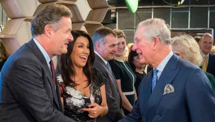 Piers Morgan with King Charles III