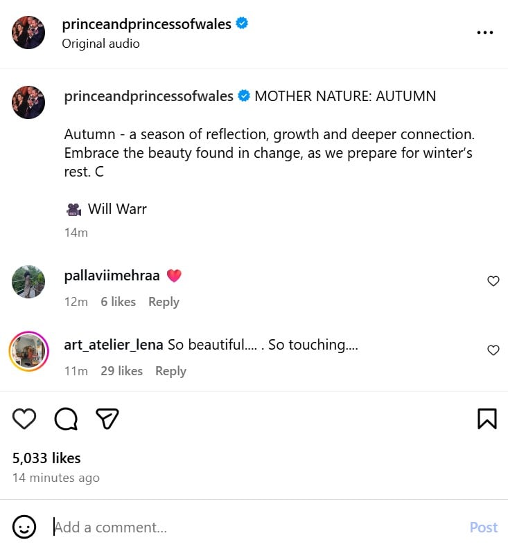 Princess Kate releases emotional video ahead of Winter season