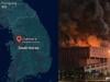 Massive fire engulfs E-land fashion warehouse in Cheonan, South Korea