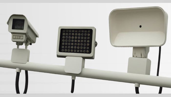 Police in Dubai install artificial intelligence (AI) noise radars to monitor vehicles creating excessive noise across the city. — X/@dubaicivility