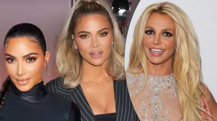 Britney Spears melts hearts in her video alongside Kim, Khloe Kardashian