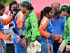 India and Pakistan blind women show spirit of cricket with handshakes