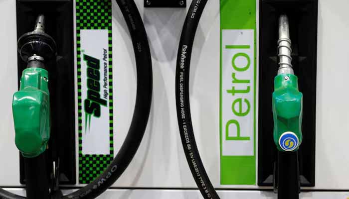 Fuel nozzles seen at a Bharat Petroleum oil and fuel station in Kolkata, India, August 2, 2024. — Reuters