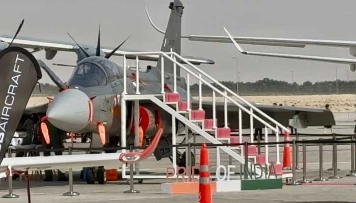 Indias Tejas stands largely unattended at Dubai Air Show, drawing little public interest. — Reporter