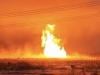 Residents report chemical smell after Omsk gas pipeline ignites