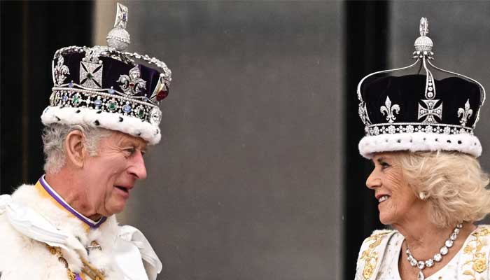 King Charles and Queen Camilla at their coronation: File photo