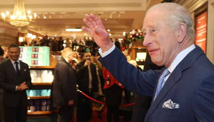 King Charles pauses for selfie during London engagement
