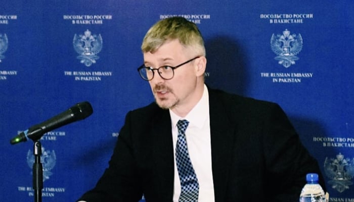 Russias Ambassador to Islamabad, Albert Khorev in this undated photo. — Radio Pakistan