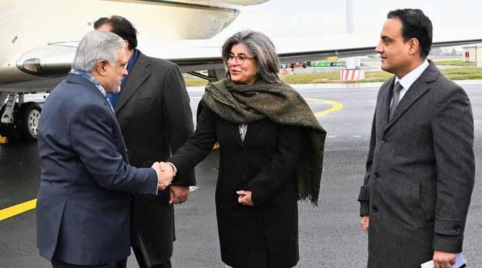 DPM Dar reaches Brussels for Pakistan-EU dialogue after concluding Moscow visit
