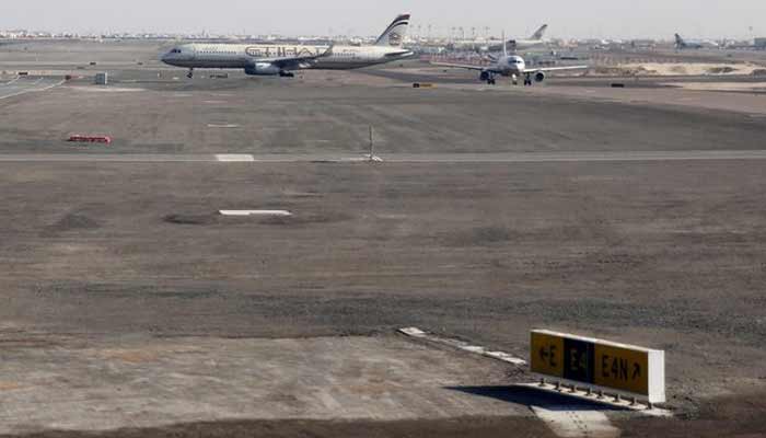 Etihad Airways planes are seen parked at Abu Dhabi International Airport in United Arab Emirates.— Reuters/File