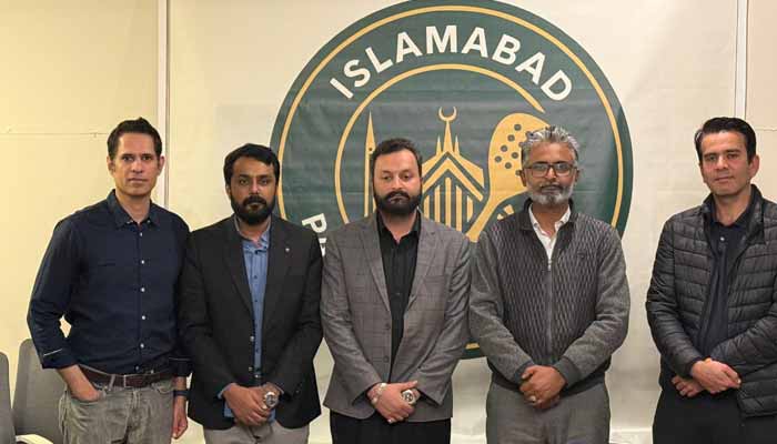 New elected office-bearers of Islamabad Padel Association. — IPA