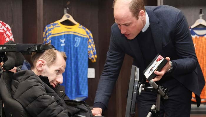 Prince William shares emotional reunion with Rob Burrows family