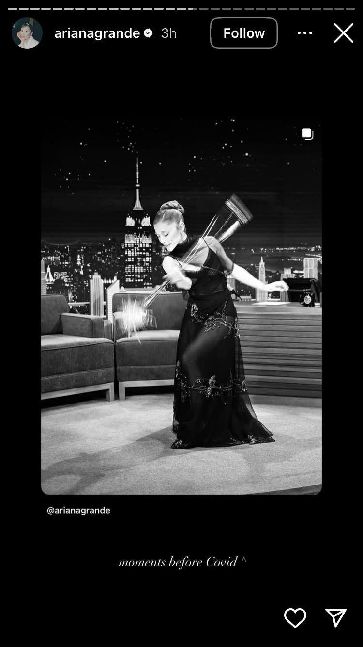 Ariana Grande gets COVID again