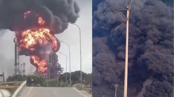 Venezuela's oil output threat: Key upgrader ablaze for second time in weeks