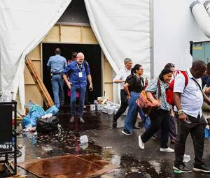 Part of COP30 climate summit venue evacuated due to fire